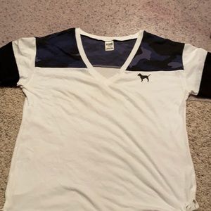 VS PINK SHORT SLEEVE